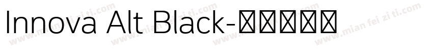 Innova Alt Black字体转换